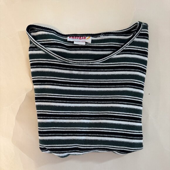 1990S ENERGIE STRIPE LONG SLEEVE T-SHIRT - Picture 6 of 6